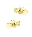 Circle Shaped Silver Ear Stud STS-5282